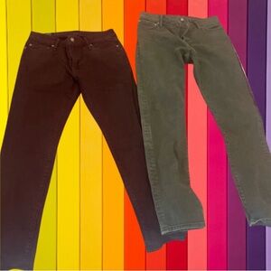 2 slim fit Abercrombie and fitch pants 30/30